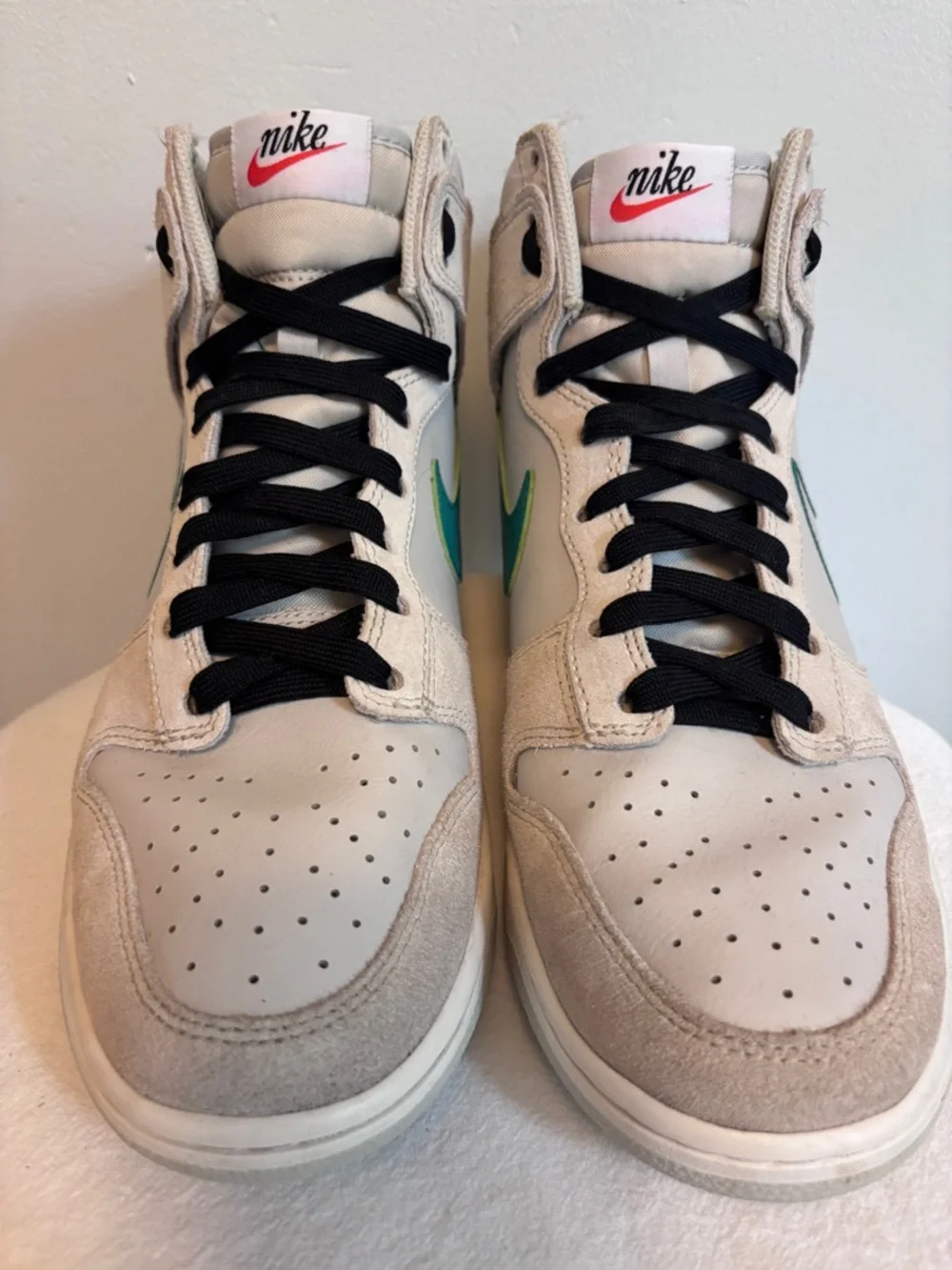Nike Dunk High SE First Use - Light Bone Green Noise 2021 Size 9.5 M